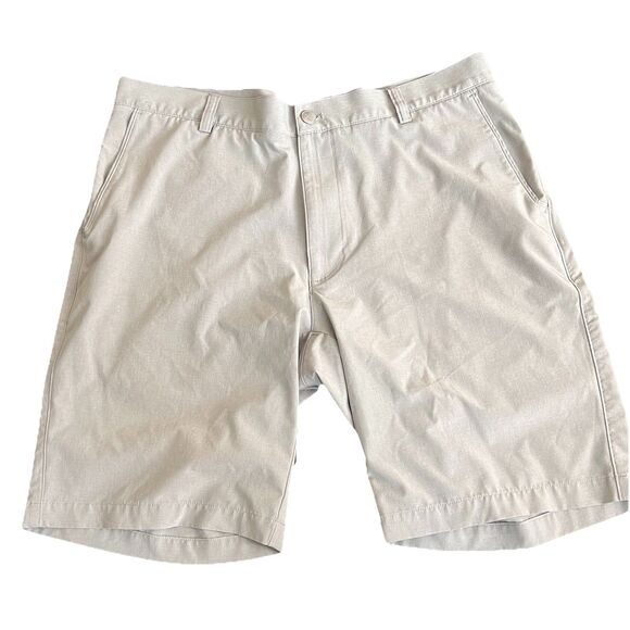 Peter Millar Other - Peter Millar Shorts Mens 35 Zip GOLF Performance Slash‎ Pockets Tan